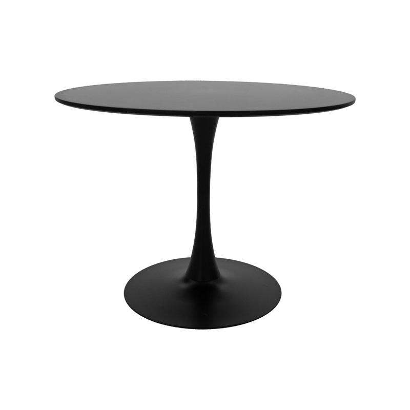 Маса Balou от MDF в черен цвят Φ80x76см