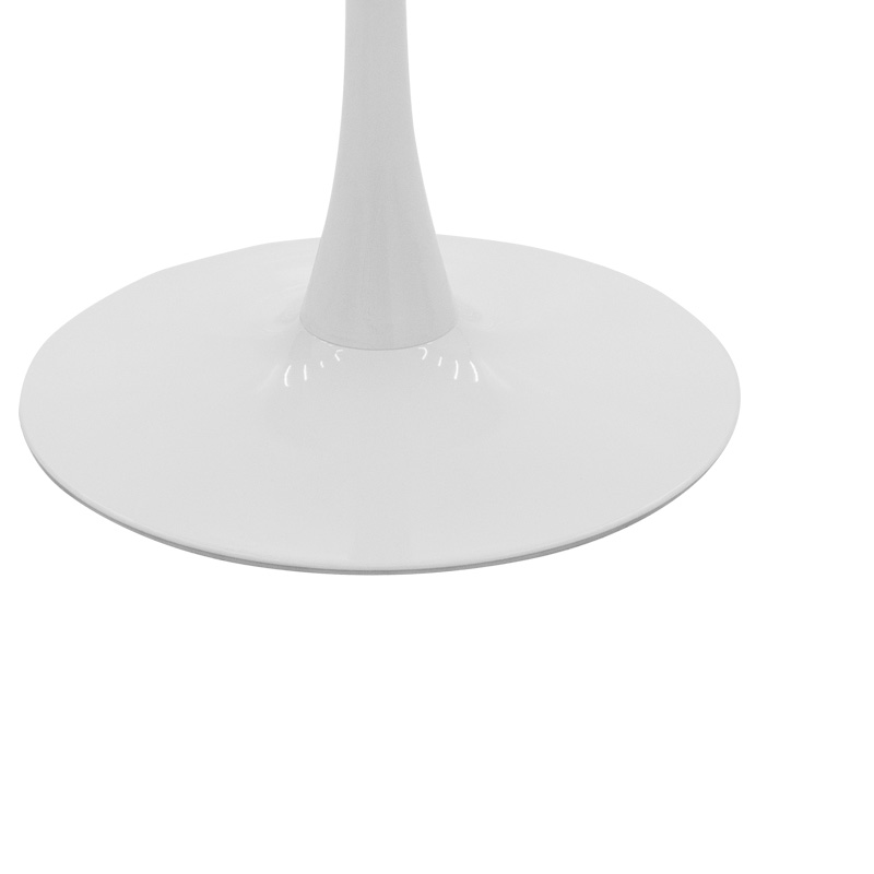 Маса Balou от MDF в бяло с мраморна имитация Φ120x76см - Image 3