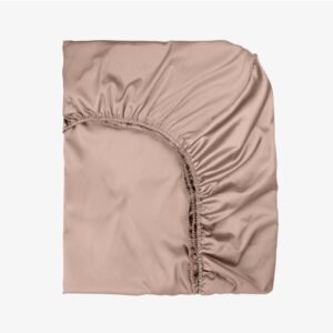 Чаршаф с ластик РОУЗ, 100% Памучен сатен, 100/200/25 см