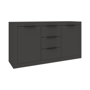 Бюфет Доха в антрацитен цвят 150x45x80.5 см