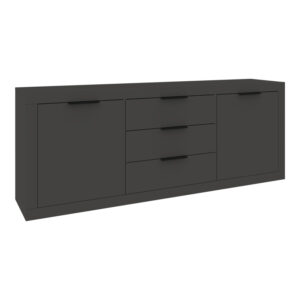 Бюфет Доха в антрацитен цвят 210x45x80.5 см