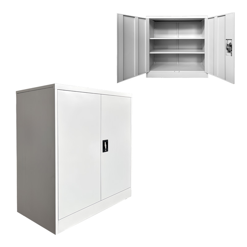 Метален шкаф Armon в светло сиво 90x45x90см