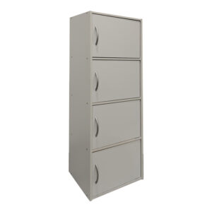 Gabino I колонен шкаф в бяло 40x34.5x120см