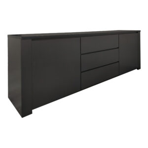 Бюфет Kalya в антрацитен цвят 220x49x89.5 см