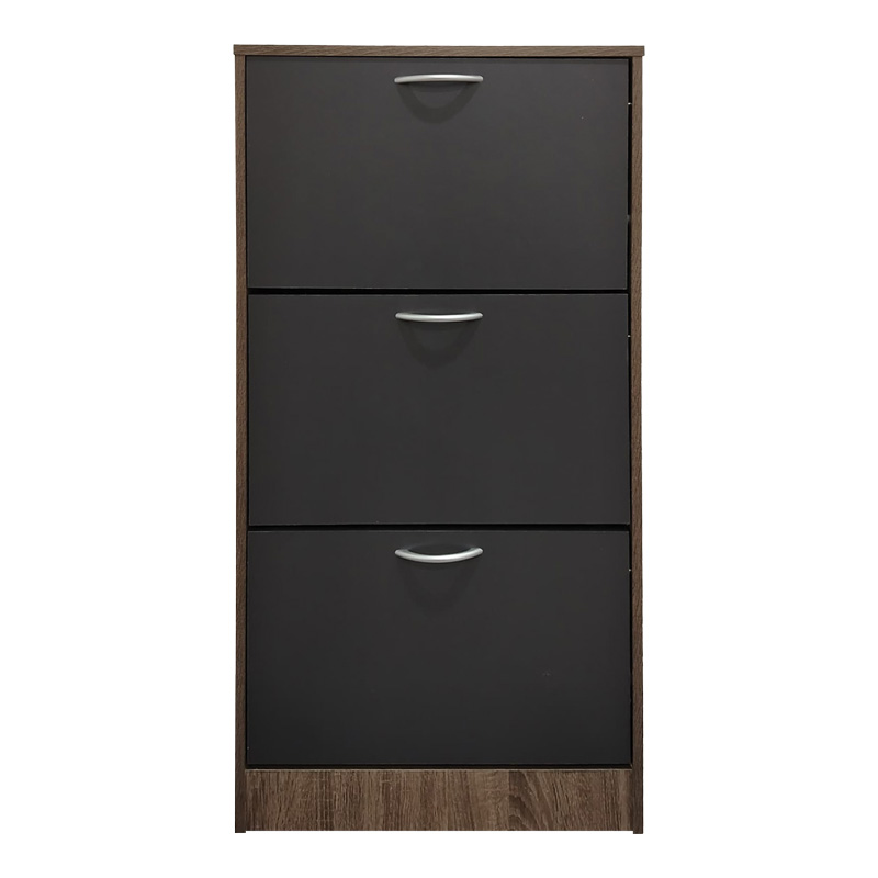 Поставка за обувки Savaz в цвят дъб-антрацит 60x24x114см - Image 3
