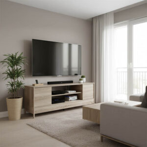 ТВ шкаф Sasa в цвят sonoma 120x35x41.5 см