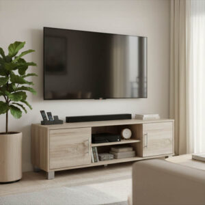 ТВ шкаф Serank в цвят сонома 120x40x40см