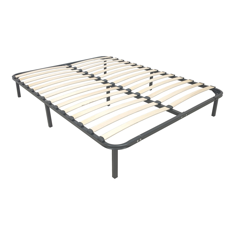 Метална рамка за легло Amaso в черен цвят 160x200x28см