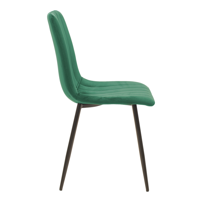Трапезна маса Balou-Noor комплект от 5 части MDF черно-кипарис Φ100x73см - Image 3
