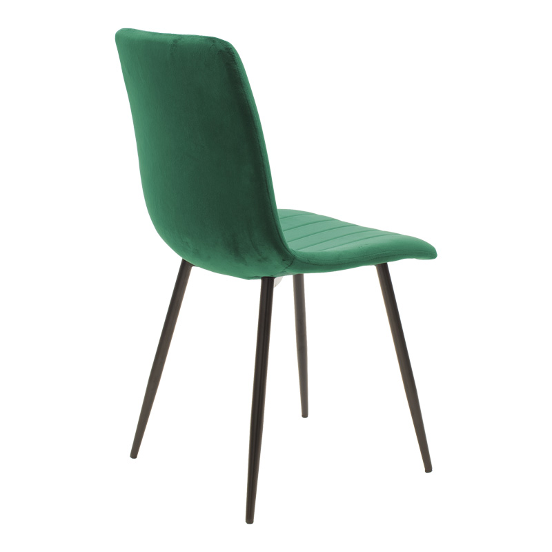 Трапезна маса Balou-Noor комплект от 5 части MDF черно-кипарис Φ120x73см - Image 4