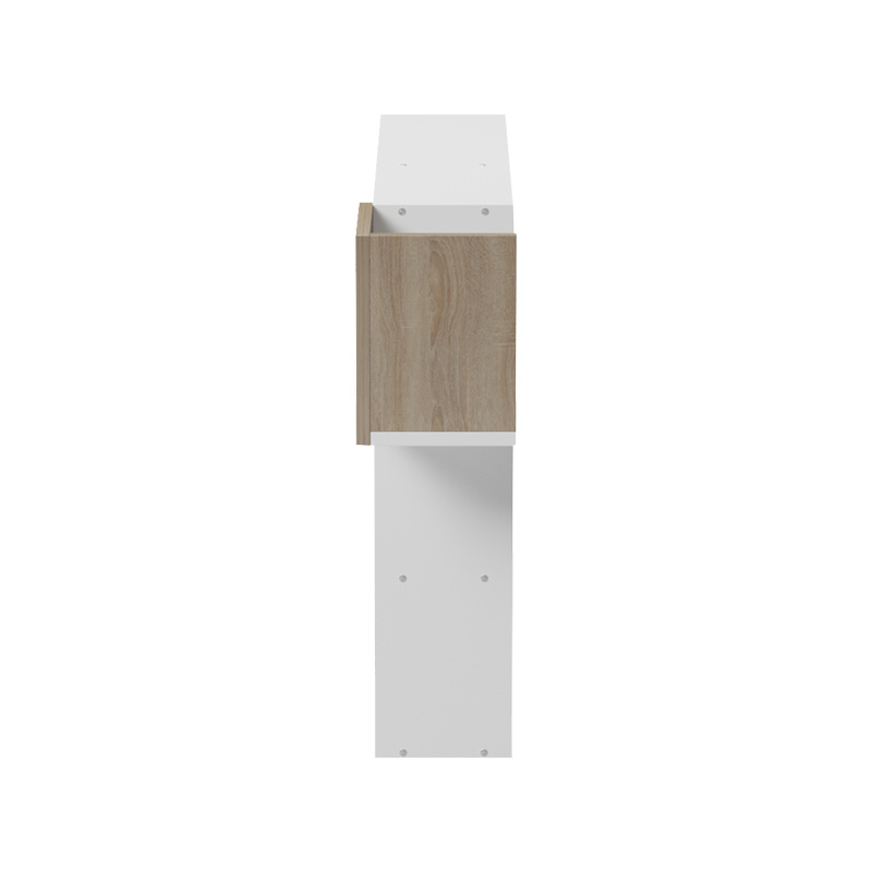 Стенна закачалка Wenia в цвят sonoma-white 99.5x15x61см - Image 5