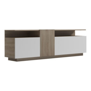 Бюфет Vendora в цвят sonoma-white 150x29.5x46.3см