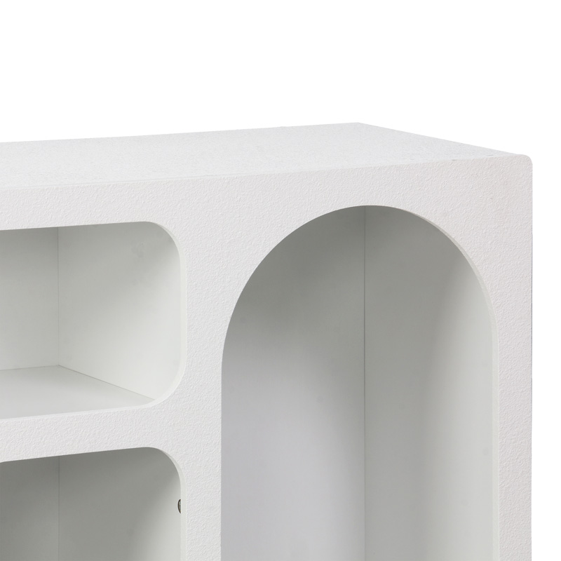 Бюфет Emersi с MDF рафтове в бяло 164x34x76см - Image 3