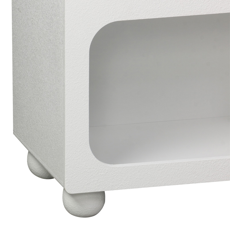 Бюфет Emersi с MDF рафтове в бяло 164x34x76см - Image 5