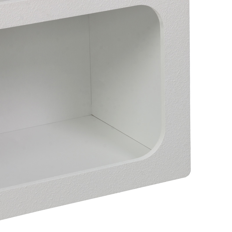 Библиотека-рафт Emersi от MDF в бяло 70x35x100 см - Image 7