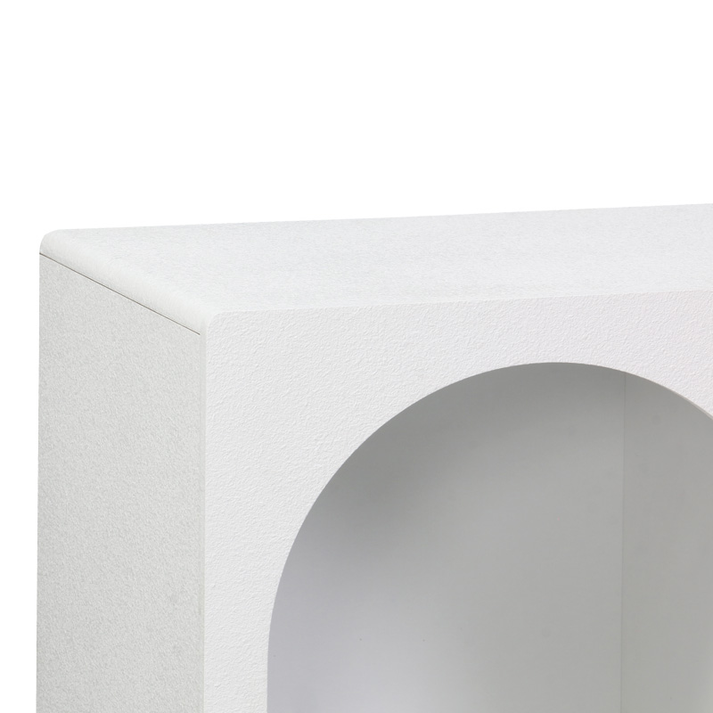 Бюфет Emersi с MDF рафтове в бяло 120x35x76см - Image 3