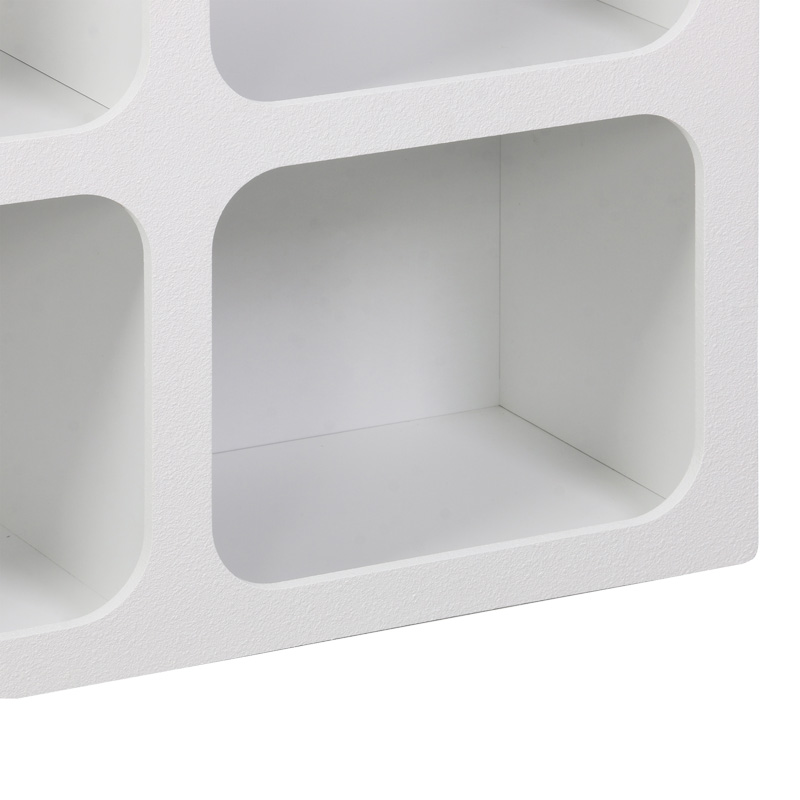 Бюфет Emersi с MDF рафтове в бяло 120x35x76см - Image 5