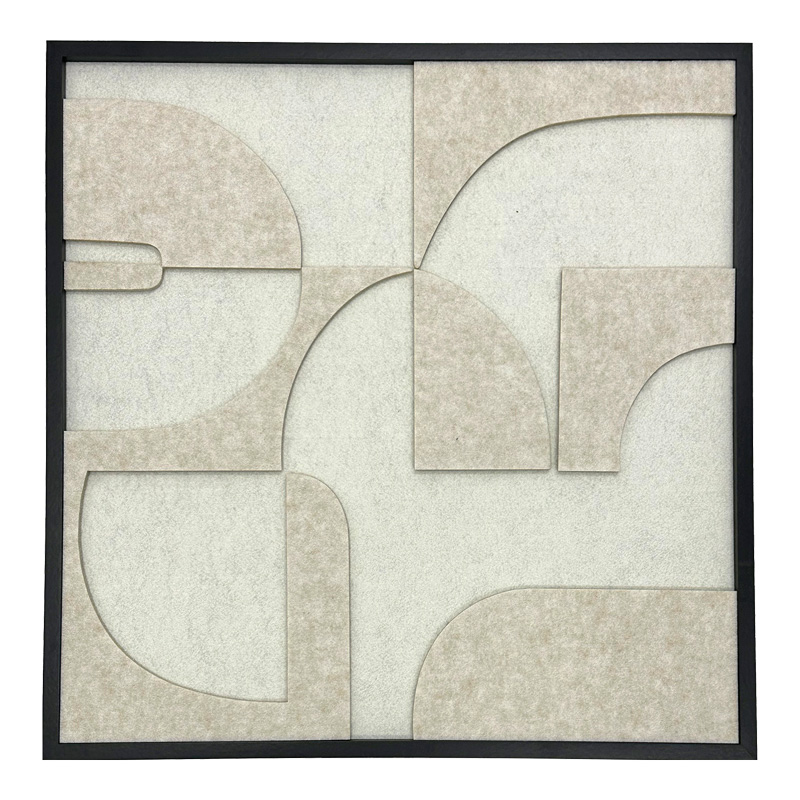 Картина с рамка Jeire бяла 62x2.5x62см