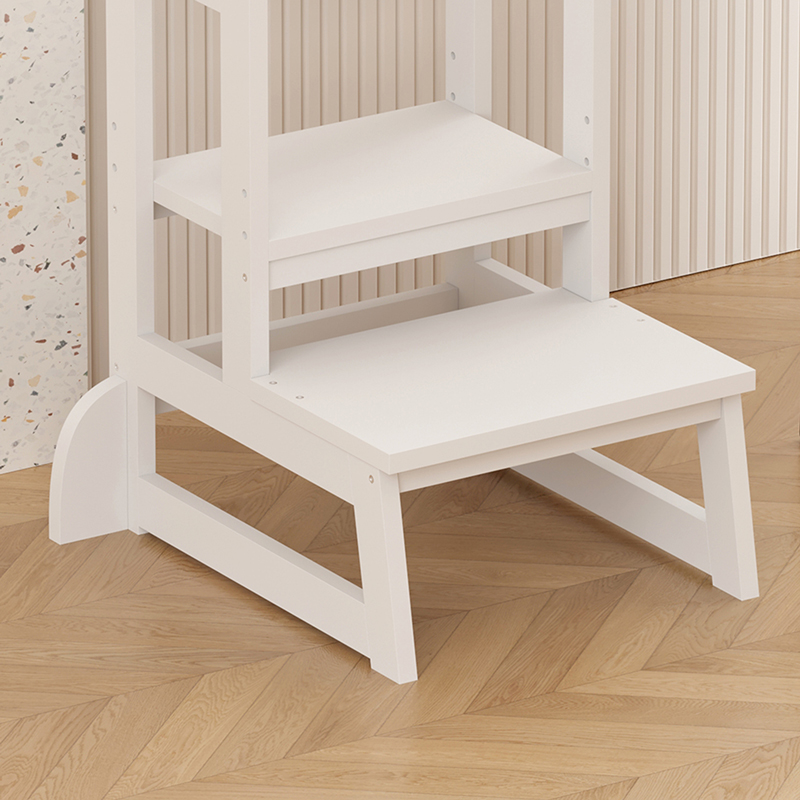 Детска образователна кула Chiquel Монтесори дърво в бяло 45.7x51x90см - Image 6