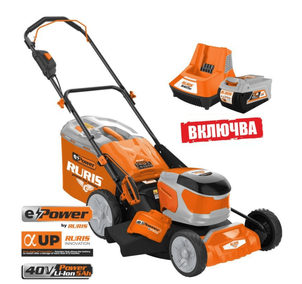 АКУМУЛАТОРНА КОСАЧКА ЗА ТРЕВА RURIS RXI 4645e
