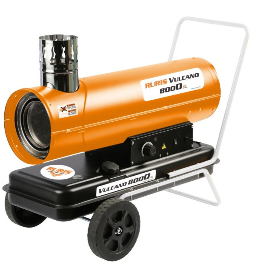 ОТОПЛИТЕЛ С ИНДИРЕКТНО ГОРЕНЕ RURIS VULCANO 8000