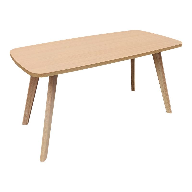 Холна маса Komela от MDF в естествен цвят 100x48x45см - Image 2