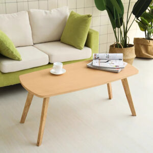 Холна маса Komela от MDF в естествен цвят 100x48x45см