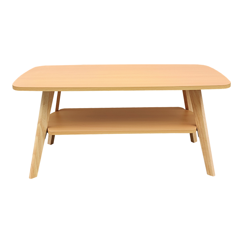 Холна маса Komela I от MDF в естествен цвят 100x48x45см - Image 3