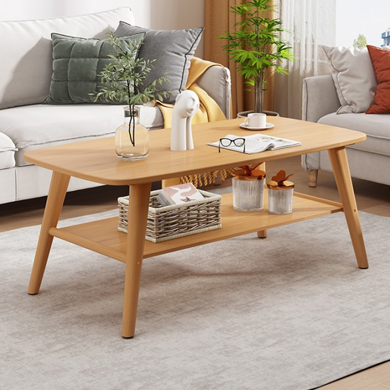 Холна маса Komela I от MDF в естествен цвят 100x48x45см