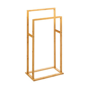 Закачалка за кърпи за пода Dasmal бамбук в естествен нюанс 42x24.2x81.5см