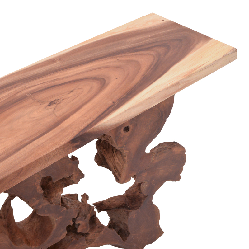 Конзола Jako тиково дърво в естествен нюанс 120x40x80см - Image 3