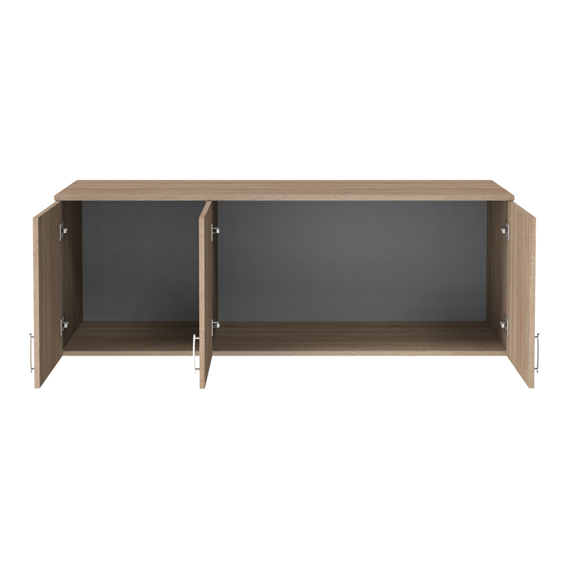 Трикрилен гардероб Royal loft sonoma 150x58x53см - Image 3