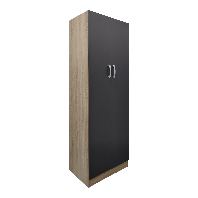 Двукрилен гардероб Lego в цвят сонома-антрацит 60x42x180см
