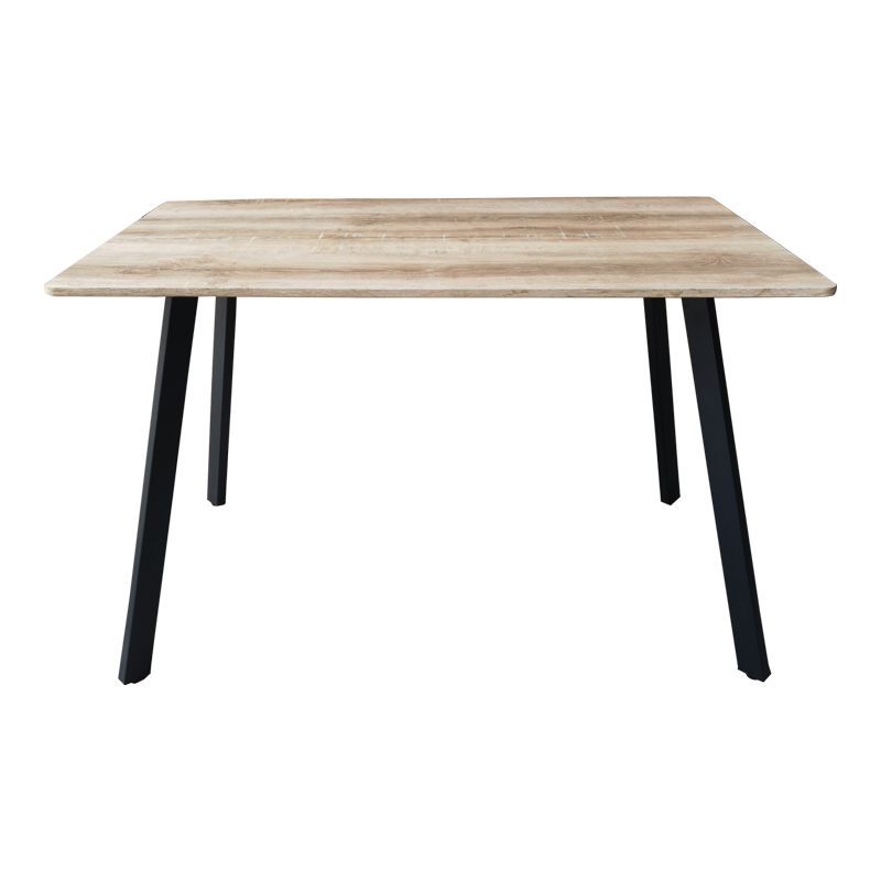 Маса Squaro sonoma MDF с черни метални крака 120x70x75см - Image 2