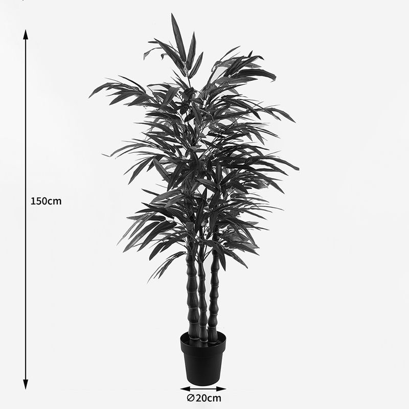 Декоративно растение в саксия Arti Bamboo зелено D70x150см - Image 4