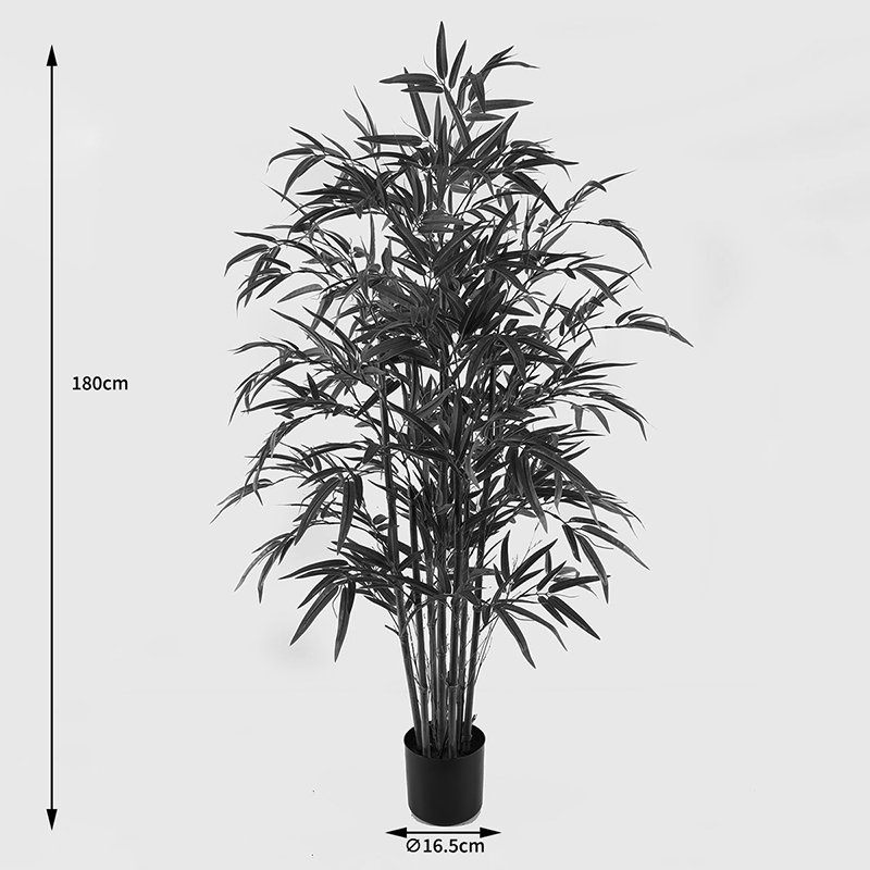 Декоративно растение в саксия Rhapis Palm зелено D80x180см - Image 4