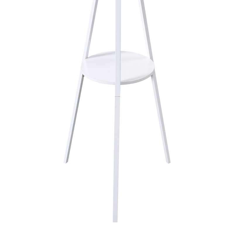 Металена закачалка Denner в бяло 48.5x48.5x180см - Image 3