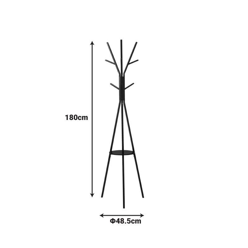 Металена закачалка Denner в бяло 48.5x48.5x180см - Image 4