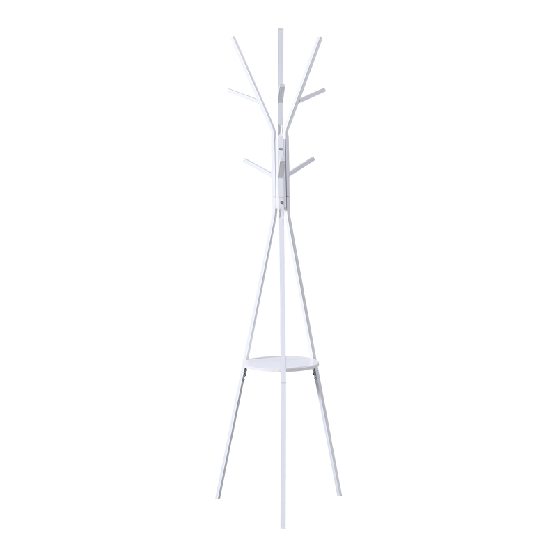 Металена закачалка Denner в бяло 48.5x48.5x180см