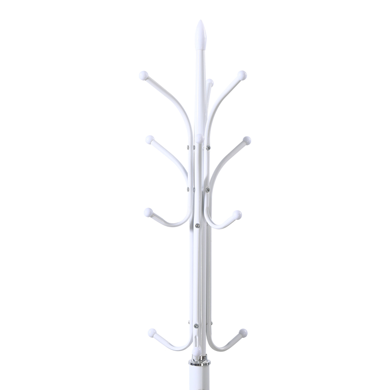 Метална закачалка Kalogeros Keleste в бяло Φ37x175см - Image 2