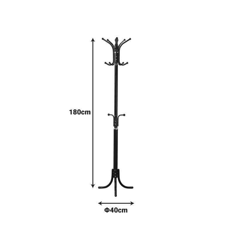 Kalogeros Mendora metal закачалка в черен нюанс 40x40x180см - Image 4