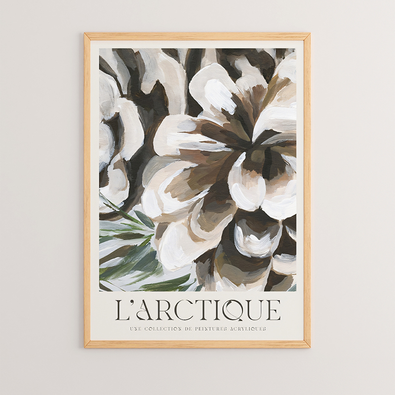 Картина Arctio с дигитален печат и рамка 33x1.5x48см