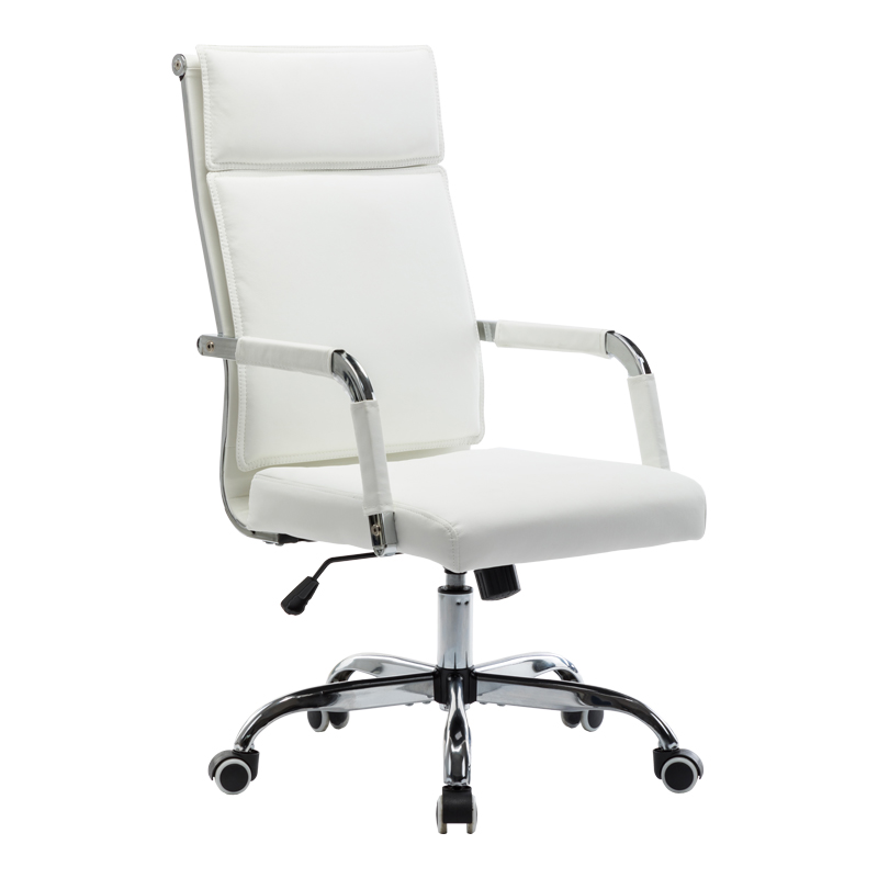 Mavel бял офис стол за ръководители 55x62x100-110 см