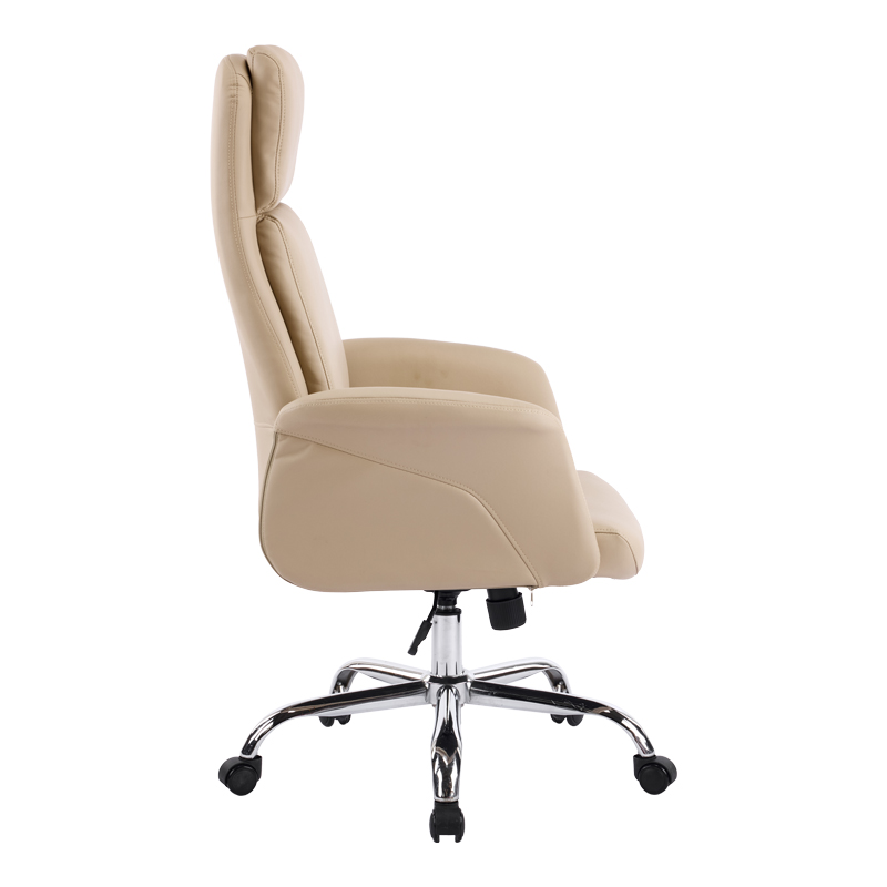 Директорски офис стол Derjio бежов pu 68x66x115см - Image 3