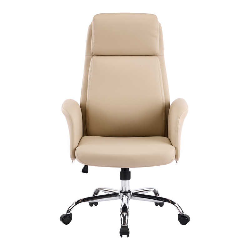 Директорски офис стол Derjio бежов pu 68x66x115см - Image 4