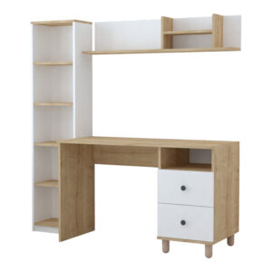 Офис композиция Kontor sonoma-white 160x50x162см