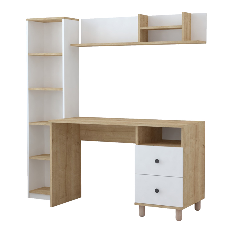 Офис композиция Kontor sonoma-white 160x50x162см
