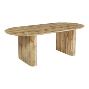 Маса Nembou от MDF в дъбов цвят 210x100x76см