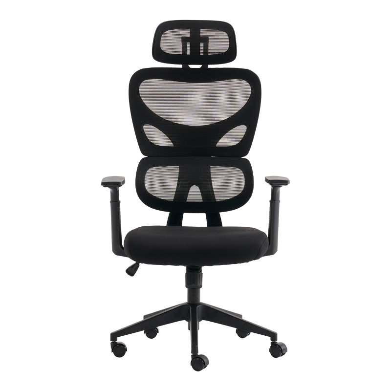 Мениджърски офис стол Cadrey mesh черен, 67x64x120-128 см - Image 5