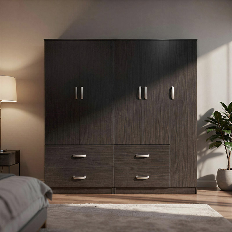Гардероб с пет врати Athos венге 170x42x180см